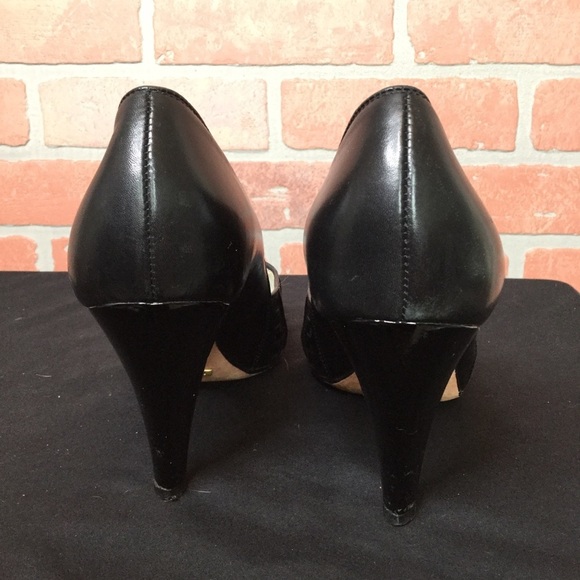 Cole Haan women’s shoes 8B heels peep toe (SB2) - Picture 5 of 9